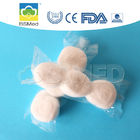 Absorbent Sterile Cotton Wool Balls Round Shape For Surgical Dressing