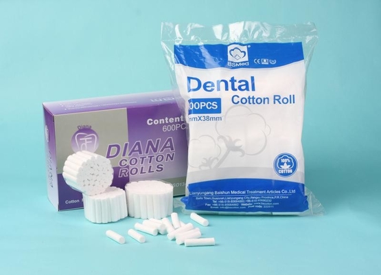 Hospitals Disposable Absorbent Dental Cotton Rolls